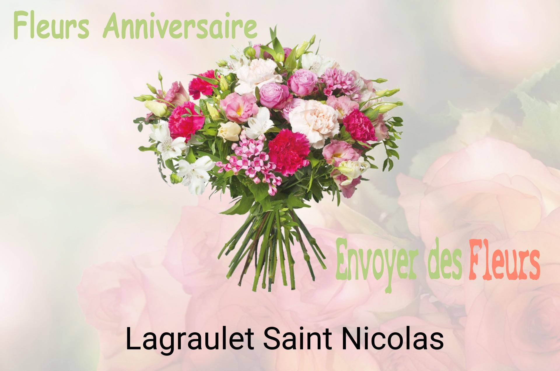 Bouquet de fleurs d’anniversaire livré à Lagraulet-Saint-Nicolas