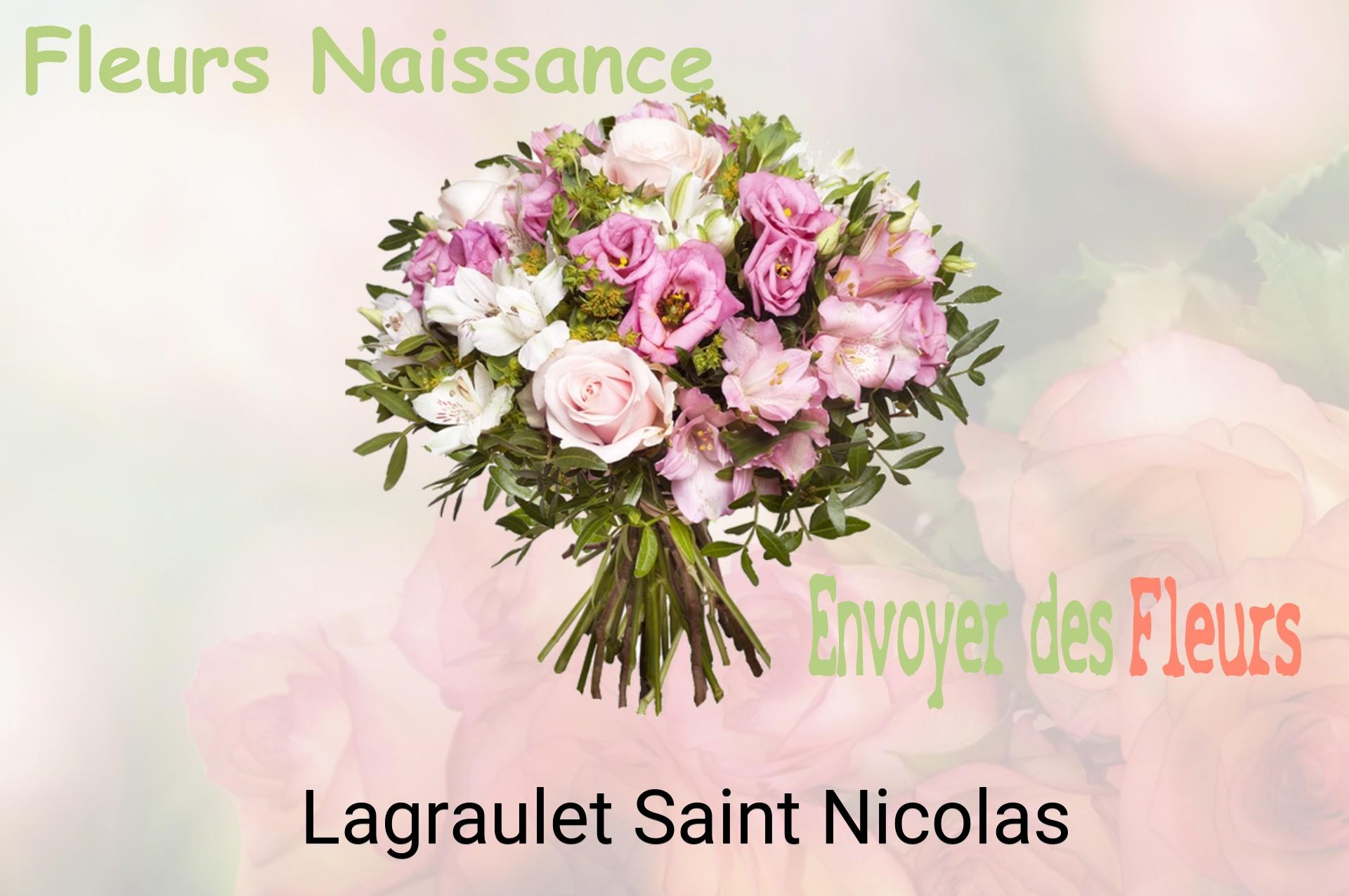 Bouquet de fleurs de naissance livré à Lagraulet-Saint-Nicolas